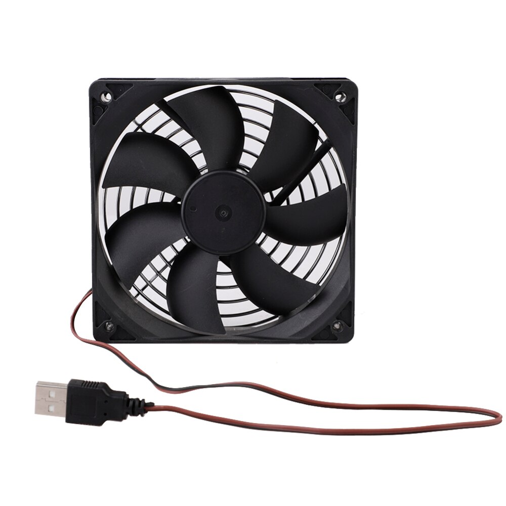 Koelventilator 80*80Mm Computer Pc 120Mm Fan Tv Box Draadloze Router Koeling Usb 5V Kabel interface Huisdier Doos Laptops Heatsink Cooler