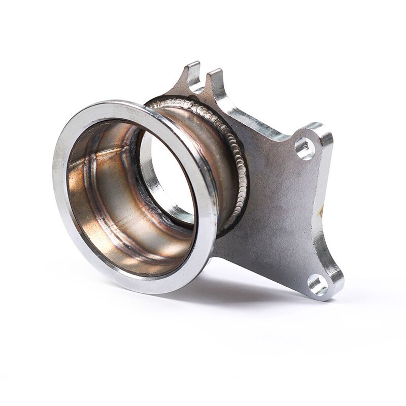 Turbo Adaptor Stainless Steel Adapter For T3/T4 Turbo 5 Bolt To 3 Inch V-Band Flange Turbo Adaptor Flange