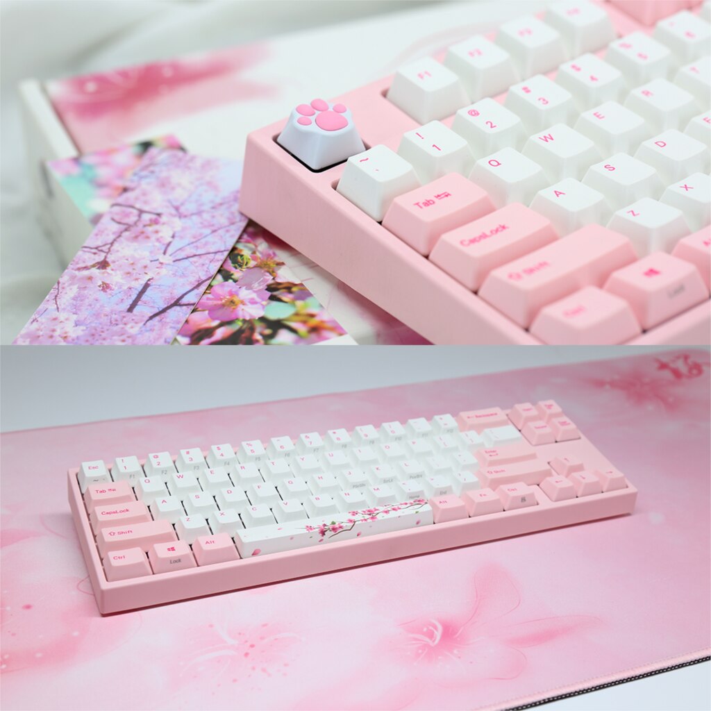 Varmilo Sakura Mouse Pad Edging E-Sports Game Table Pad Pink Girl's Mouse Pad