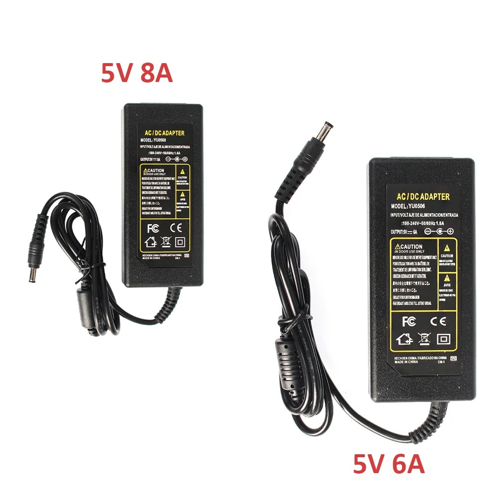 1a 2a 3a 5a 6a 8a 10a Netzteil versorgung Wechselstrom 5V Volt Netzteil Strom versorgung 220V bis 5V Stecker für LED-Lichtst reifen lampen Adapter