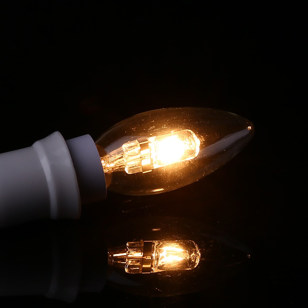 Glass Bulb Energy Saving Household Halogen Lamp Lighting Lighting Lamp Candle Shape Fixture Candle Indoor Decor Durable