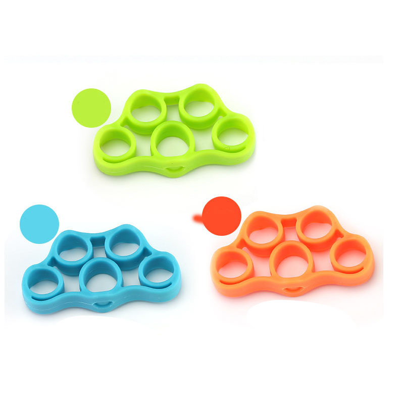 Hand Gripper Silicone Vinger Expander Oefening Handgreep Pols Sterkte Trainer Vinger Uitoefenaar Resistance Bands Fitness