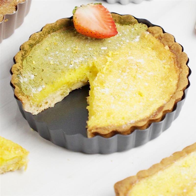 Cake Pan Non-Stick Pie Pizza Pan Molds Cake Round Mould Removable Bottom 5 Inch Mini Tart Pans Bakeware
