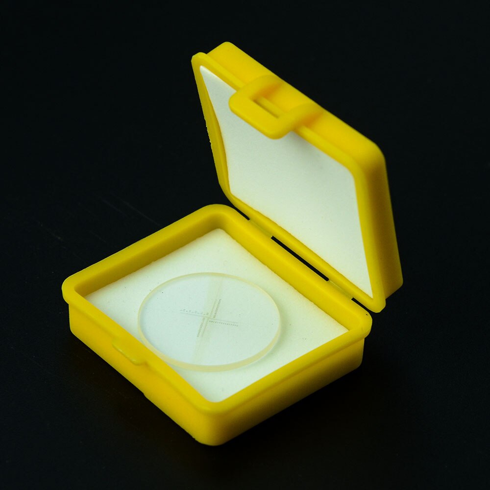 Microscope Micrometer Diameter 18.5mm DIV=0.05 Microscope Eyepiece Calibration Slide Coordinates Scale