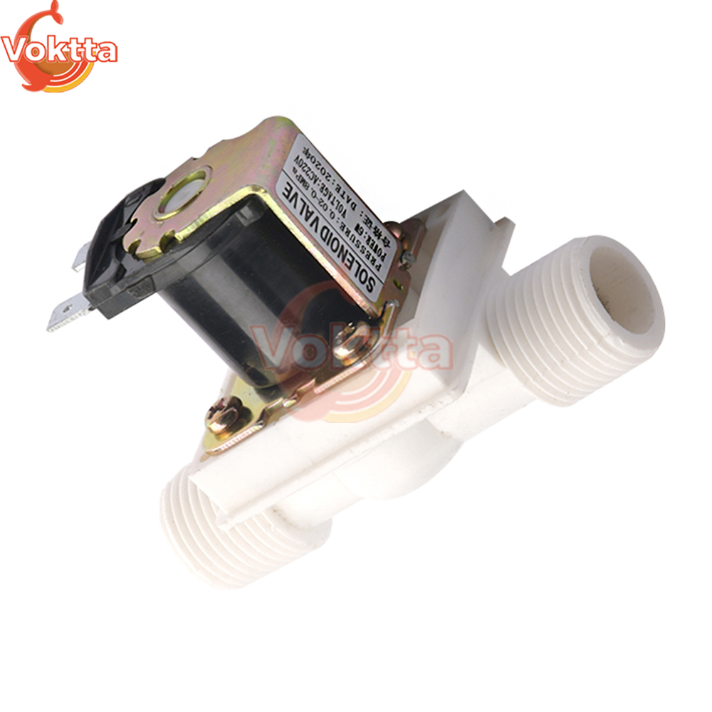 1/2 Solenoid Valve DC 12V 24V AC 110V 220V Water Control Valve Controller Switch Normally Closed Solenoid Valve Switch