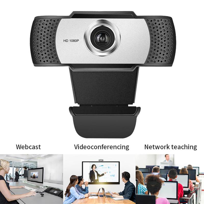 HD 1080P PC WebCamera Webcam Desktop Computer Camera with Microphone Notebook USB Live Broadcast Video Calling Conference Camera