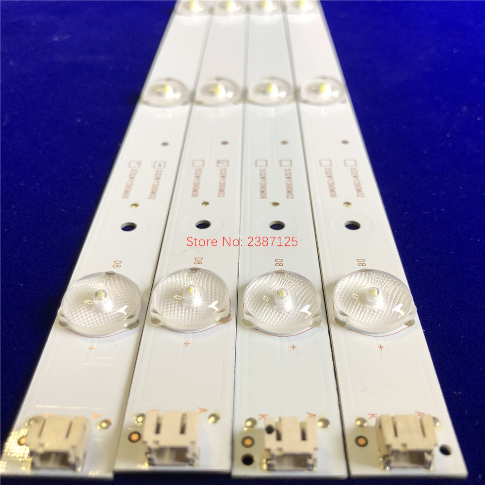 20 Stuks Led Backlight Strip 8Lamp Voor Bbk 40lem-1017/T2c OY39D08-ZC21F-04 OY39D08-ZC14F-04 LED-39B350 LED-39B700S Le39d71 Le39f 51S