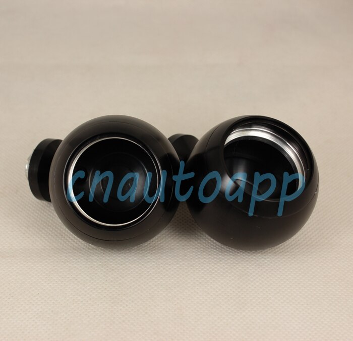 Car Tweeter Aluminium Base Speaker Boxes - Black ( One Pair )