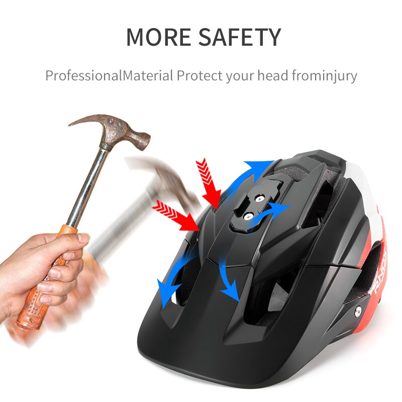 Casque de vélo ultraléger pour hommes et femmes, casquette de sécurité pour le cyclisme en montagne
