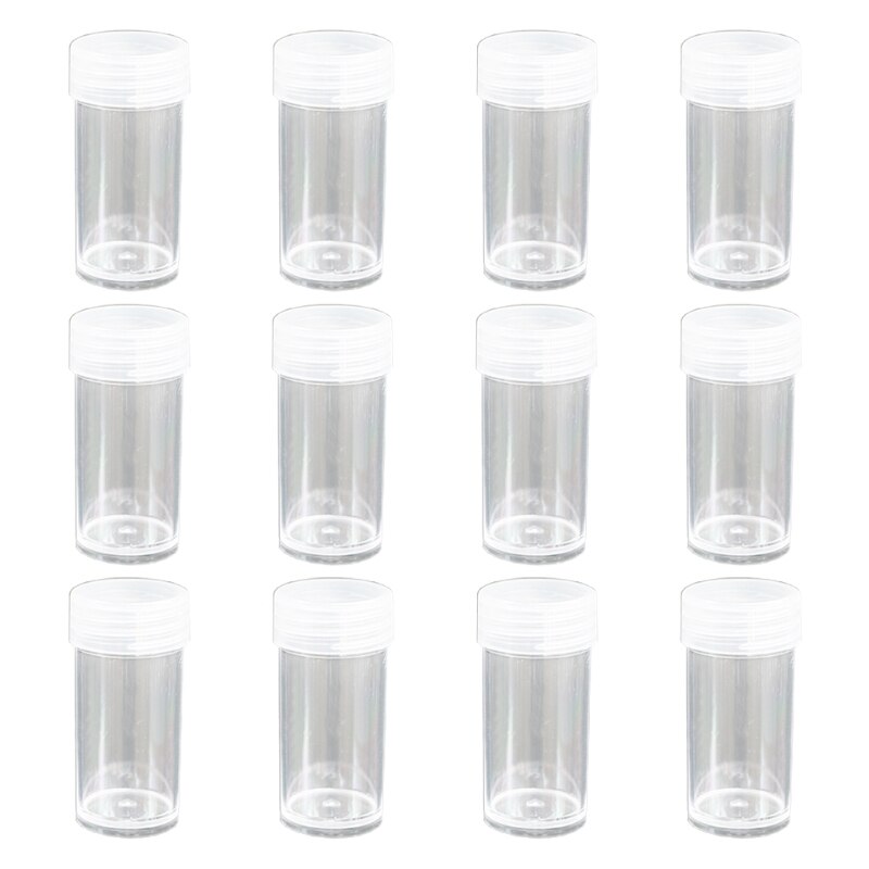 Clear Plastic Bead Storage Containers Set Jars Diamond Painting Accessory Box Transparent Bottles for DIY Diamond Transparent B: 3