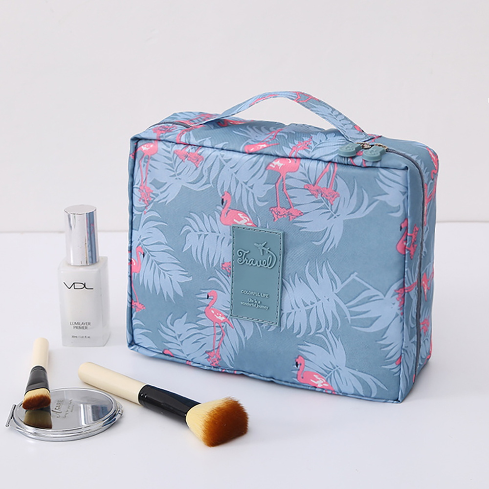 Artículos de tocador para mujer, higiene Personal, bolsa de cosméticos portátil impermeable, bolsas organizadoras de viaje al aire libre, almacenamiento para niñas, estuches de maquillaje de belleza: Beige