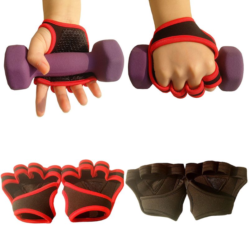 1 Paar Gewichtheffen Workout Crossfit Fitness Handschoenen Gewicht Training Handschoenen Grip
