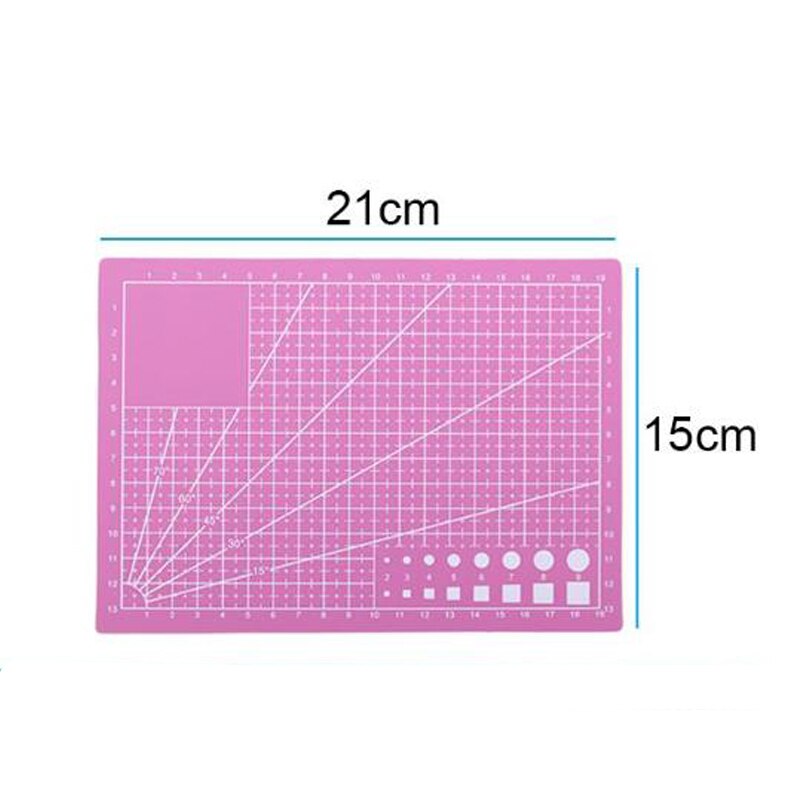 A5 a3 skärmatta pvc dubbelsidig självläkande halkfri gör-det-själv skärmatta lapptäcksmatta lappmatta 45*30cm 21*15cm: Default Title
