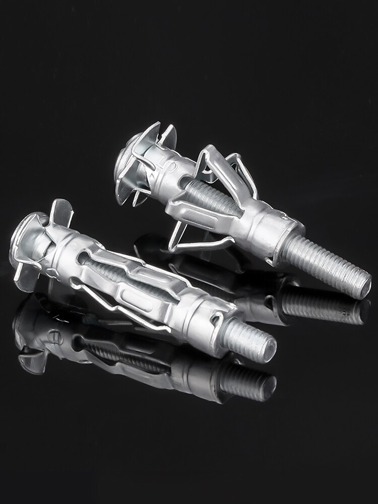 Hollow Gecko Expansion Bolt for Plasterboard Hollow Brick Wall Carbon Steel Material M4 M5 M6 M8 Expansion Fasterner