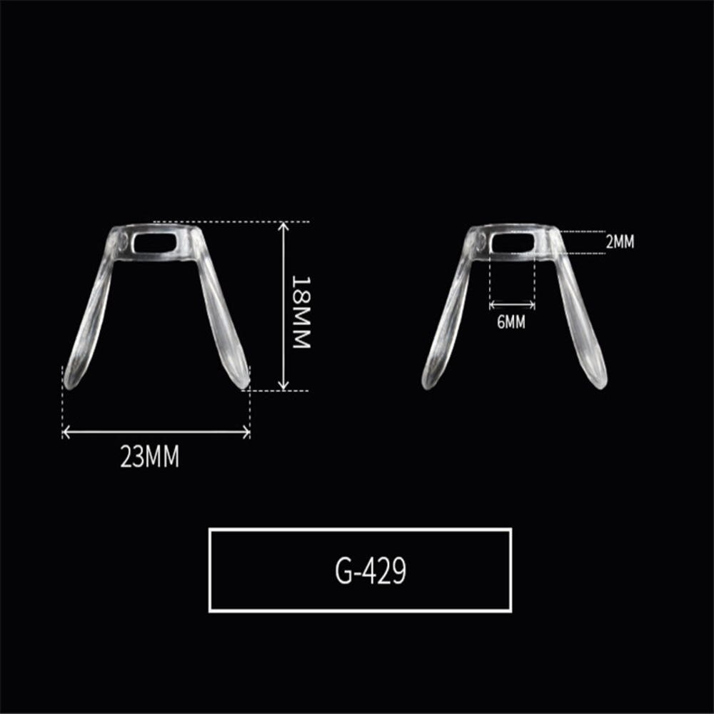 5 Stks/set Siliconen Anti Slip Glazen Neus Pads U-vormige Neus Pad Voor Brillen Sunglass Glas Bril Eyewear Accessoires: D