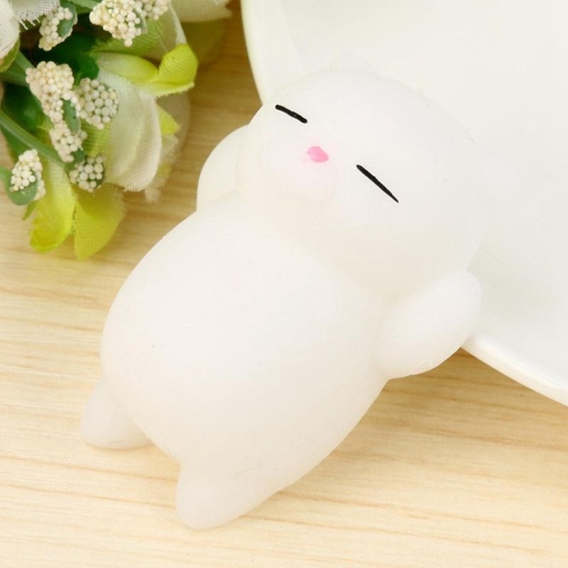 20Pcs Mini squeeze toy squishy Mochi Soft Release Stress Toys Kawaii Animal Squishy Decompression toys Seal Octopus Rabbit #N20