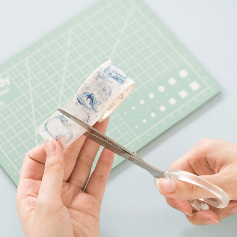 Ciseaux de sécurité en acier inoxydable, élégants, multifonctionnels, portables, bureau, coupe-papier, ciseaux artistiques créatifs pour étudiants