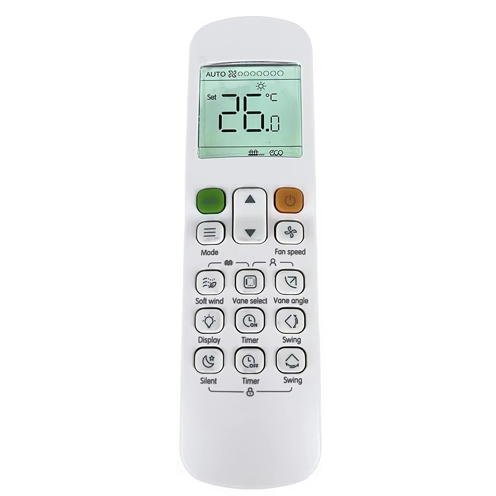 Used Original RM12F WL-12F-CM RM12D Remote Control For Midea Air Conditioner VRF cool and heat With Backlight: GRAY