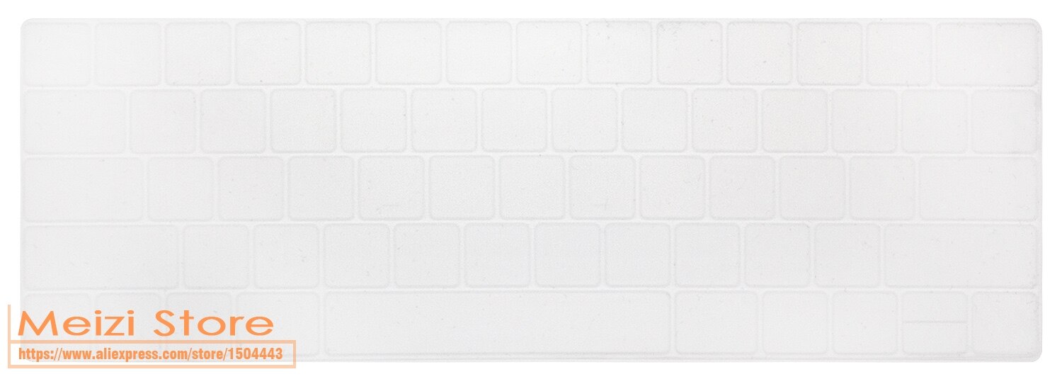 Taiwanese Traditional Chinese Keyboard Cover Skin Protector for MacBook Pro 13 15 Retina Display with Touch Bar A1706 A1707: clear