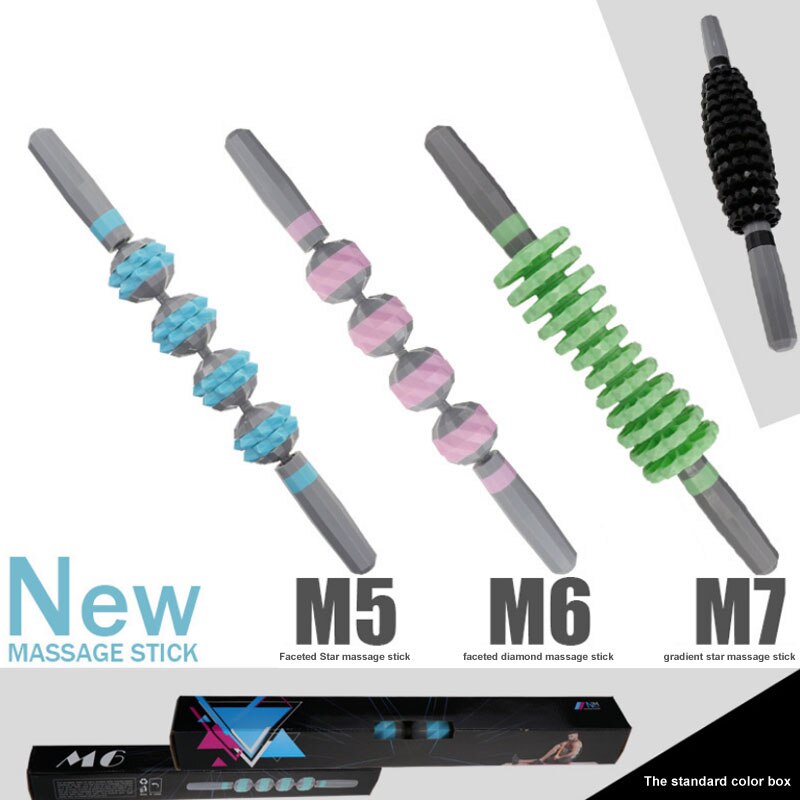 Muscle massage ball leg fascia muscle relaxation yoga stick mace massage skinny leg massage roller to relieve fatigue