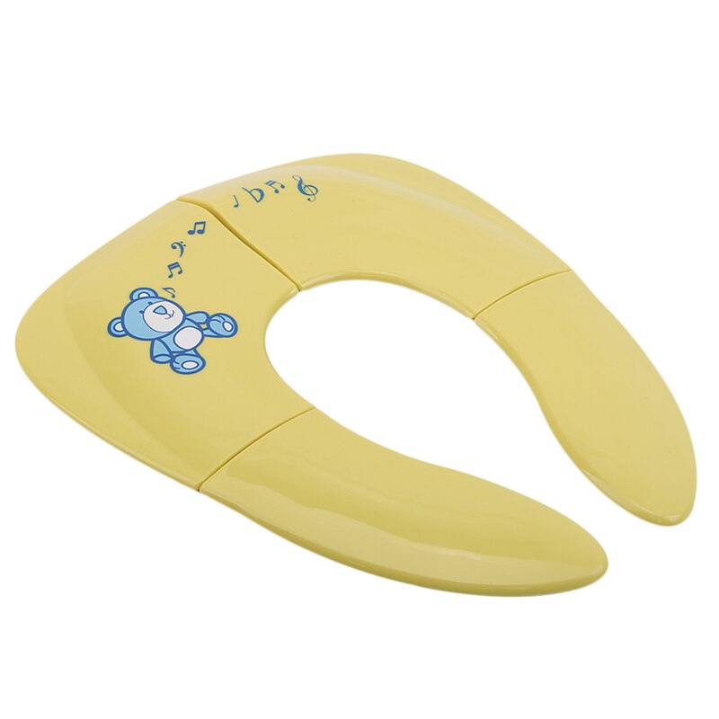 Travel Folding Potty Seat BabyToddler Portable Toilet Training Seat Covers Training Seat Cover Cushion Child Pot Chair Pad: yellow