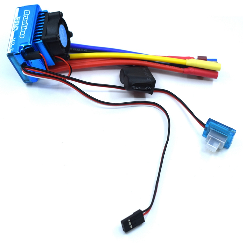 1:10 Car Waterproof Brushless Esc + Program Card Combination Details, For 1/10 Rc Car