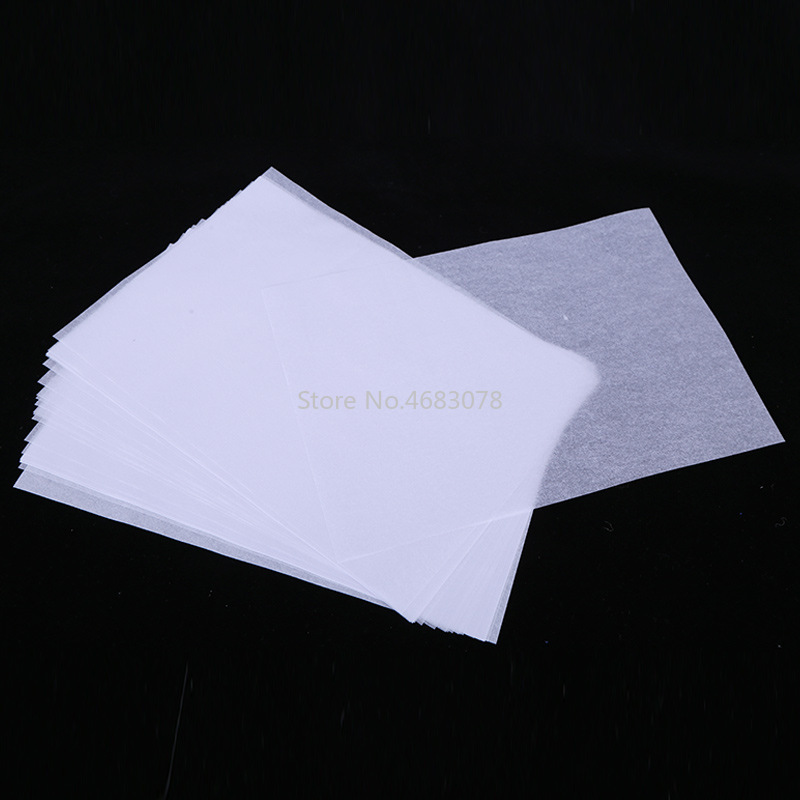 500pcs 17gsm Thin Transparent Tissue Paper Transparent Characters Practice Paper Blank Decoration Wrapping Paper 18x26cm