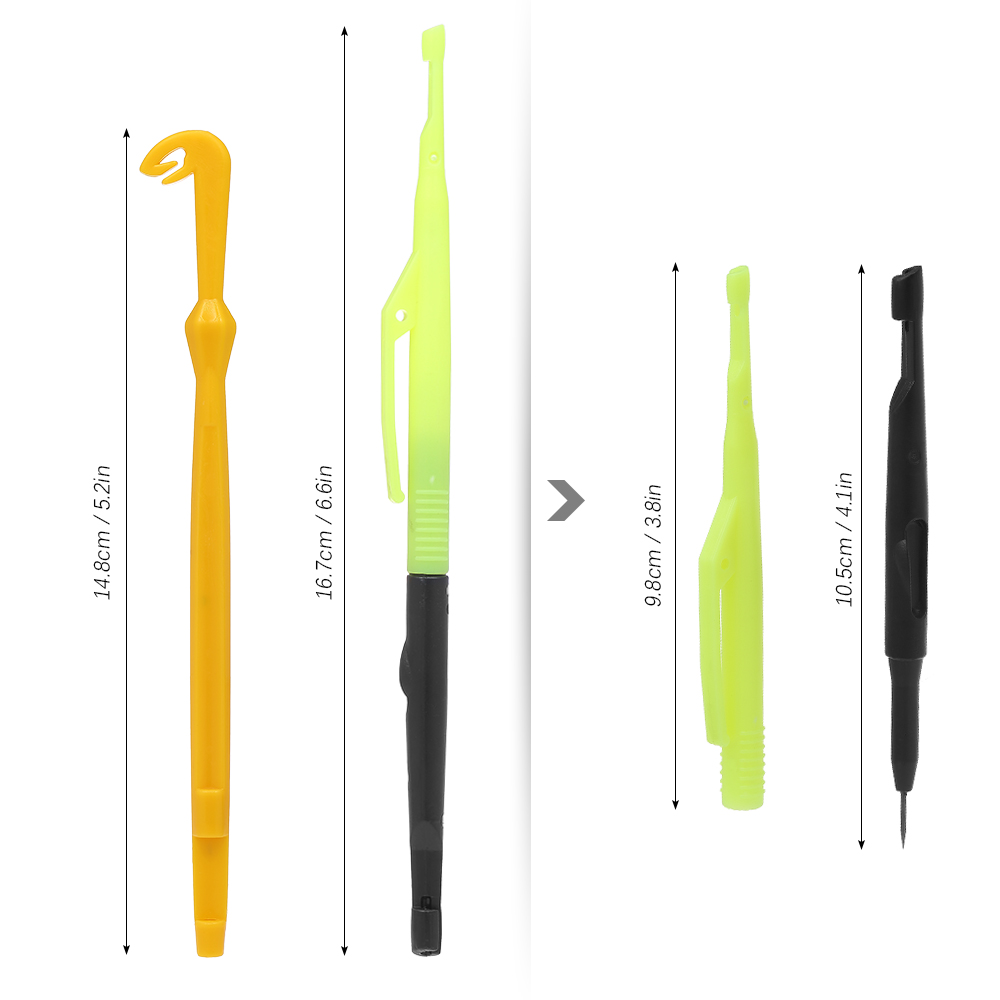 Fishing Knot Picker Needle Fly Fishing Line Loop Tyer Knot Tying Tools Fish Hook Remover Fishing Tools Bait Lures Pesca