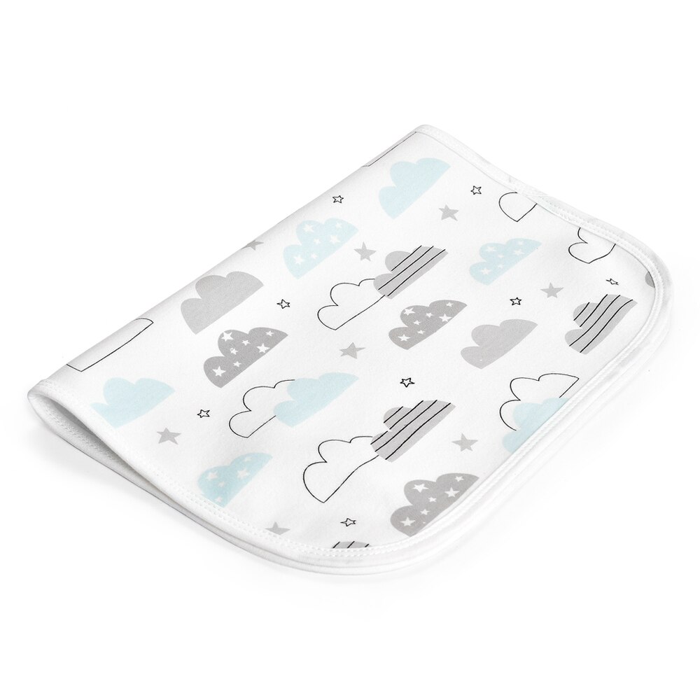 30x45 bébé Diper matelas à langer Portable nourrissons -né pliable imperméable couche réutilisable coton tissu période menstruelle tampons: YunDuo