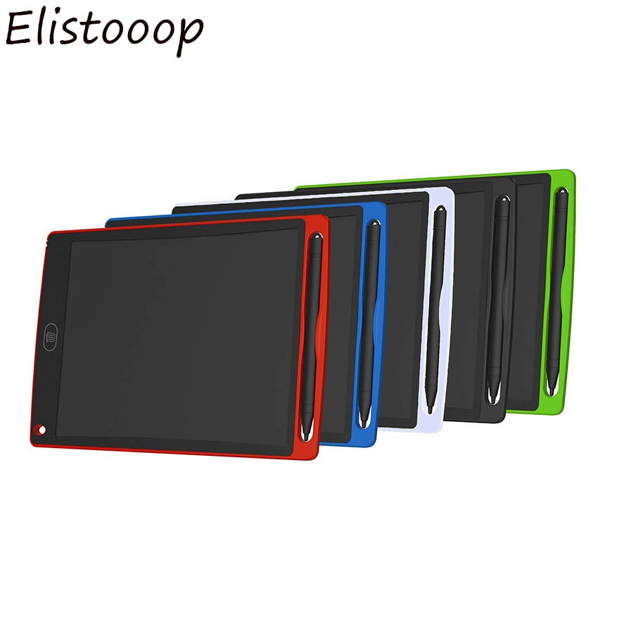 Elistooop Portable 8.5" Electronic Notepad Drawing Graphics Tablet Board Smart LCD Writing Tablet with Stylus Pen CR2016 Battery