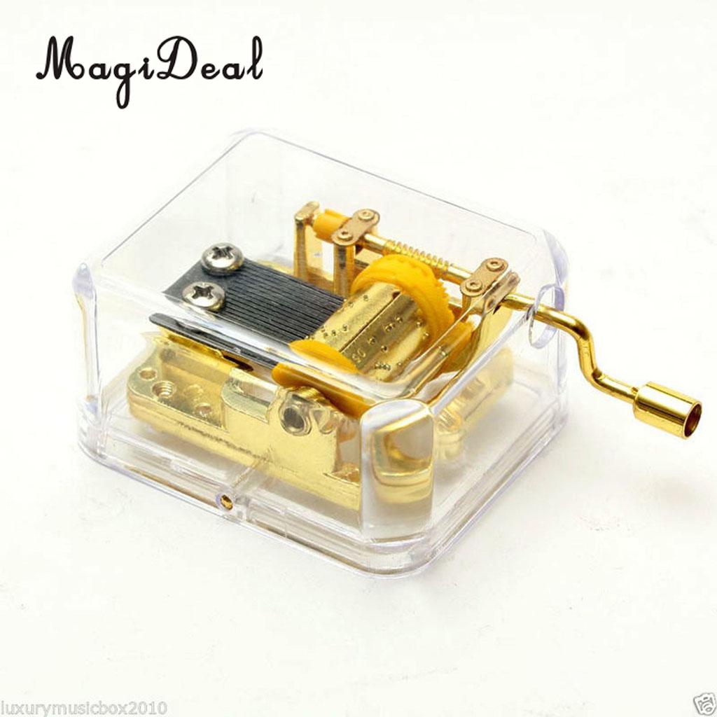 MagiDeal Hand Crank Music Box Musical Boxes Home Decoration Accessories: Amazing Grace