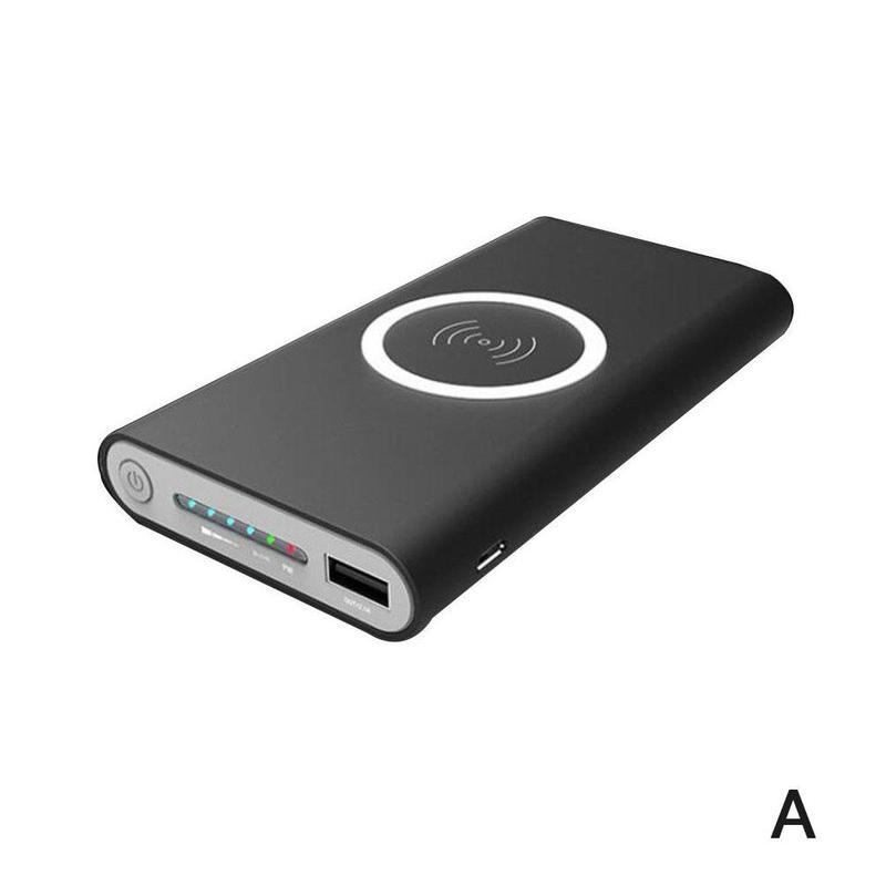 Draadloze Opladen Schat Shell Mobiele Power Accessoires 2 Kleuren Om Uit Te Kiezen Oplaadbare Schat Behuizing: A