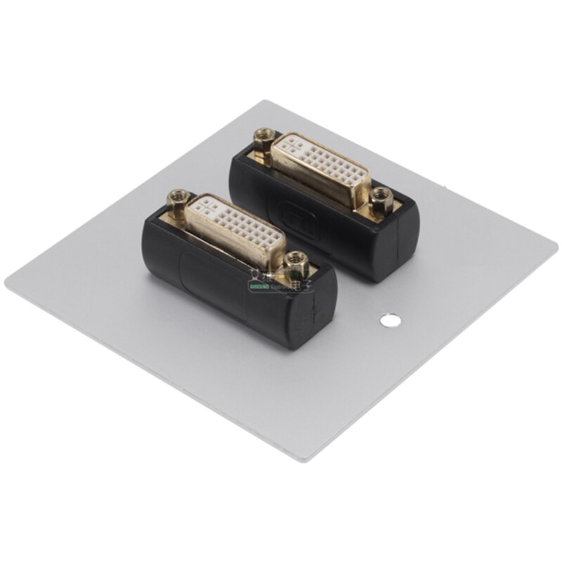 1 stück aluminiumlegierung typ 86 zwei-positionen dvi 24+5 panel buchse-zu-buchse inline-dockingbuchse dvi-basis doppelpass