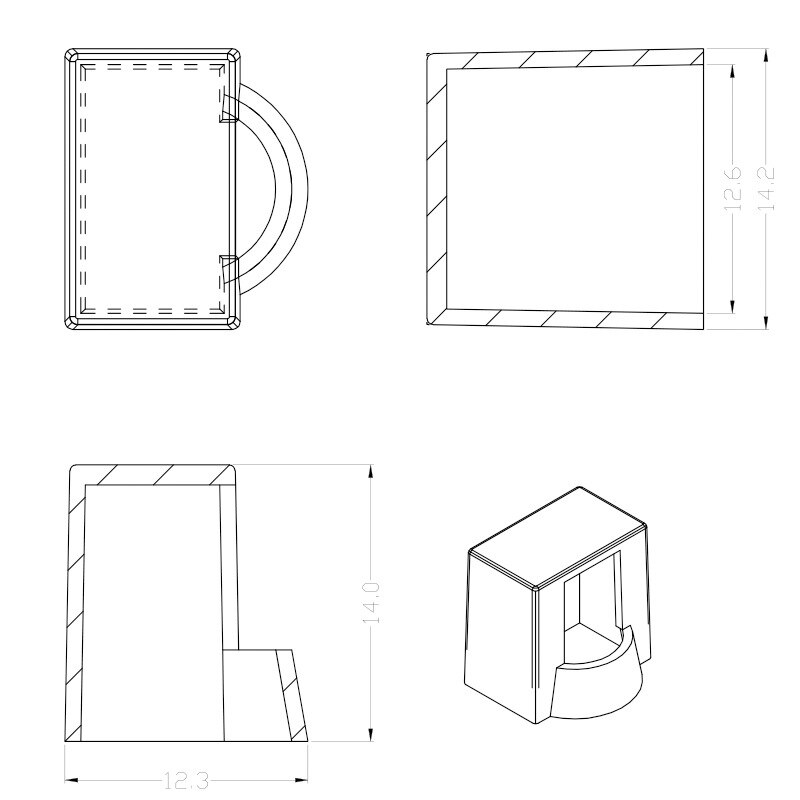 RJ45 Ethernet Connector Cust Cover Netwerk Plug Cover Cap Hoed Voor Cat5e Cat6 Cat7 Protector Plug Case