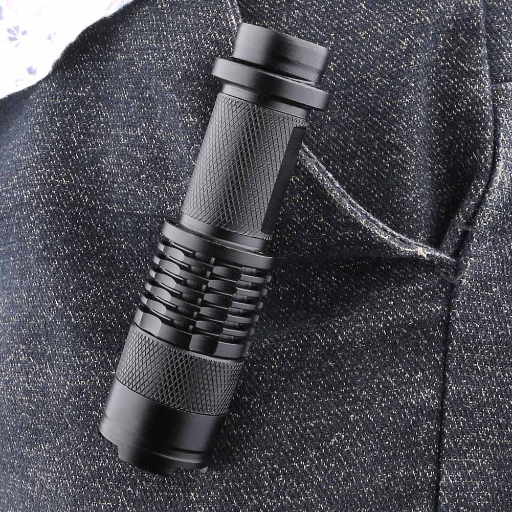 COB LED Work Light Mini UV Flashlight Zoomable Focus Lamp Waterproof Handheld Torch Pocket Light Emergency Lighting By 14500/AA