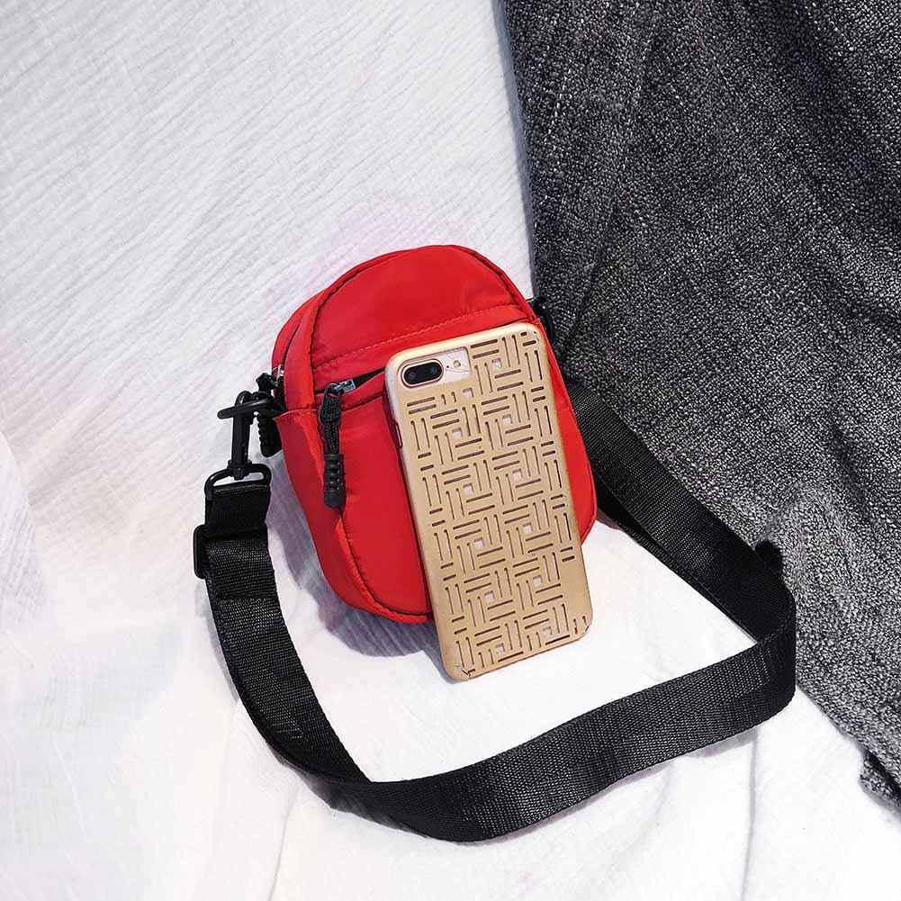 de las mujeres de la Multi-bolsillos mensajero bolsas de bandolera en bandolera de Color de de pecho paquete para niñas adolescentes.