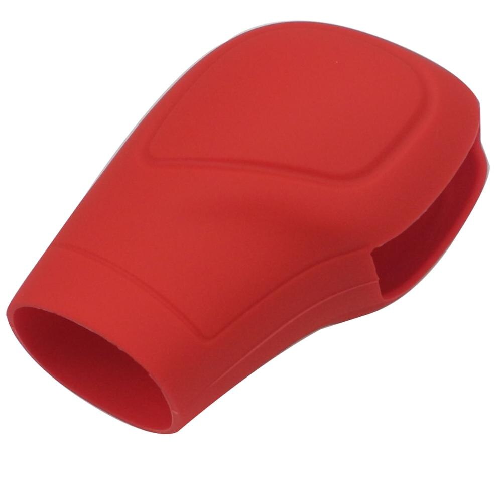 jingyuqin Popular Universal Manual Car Silicone Gear Shift Collars Cover Handbrake Grips for Car: Red