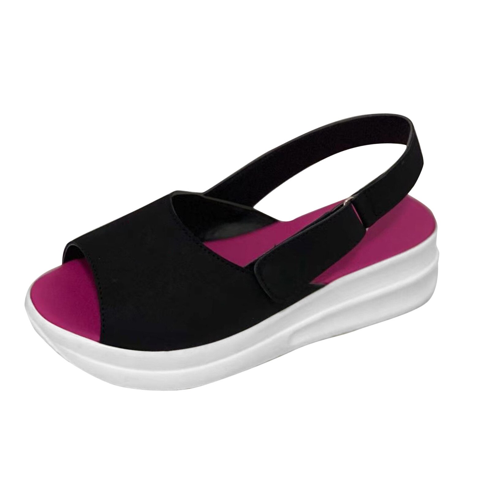 Frauen Sandalen gucken Zehe Plattformen Keile Sandalen Sport Schuhe Strand Offene spitze Schuhe Sandalen Босоножки Женские D4