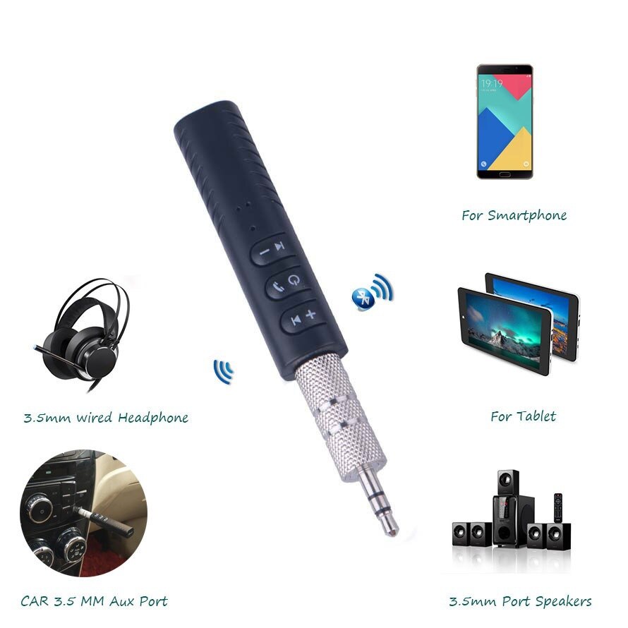 Bluetooth receiver aux car speaker Bluetooth receiver clip car Bluetooth adapter call 5.0chon
