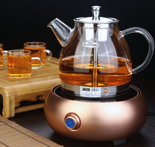 Induction cooker special pot boil tea dedicated cooker glass pot stainless steel liner kettle Steam tea pot