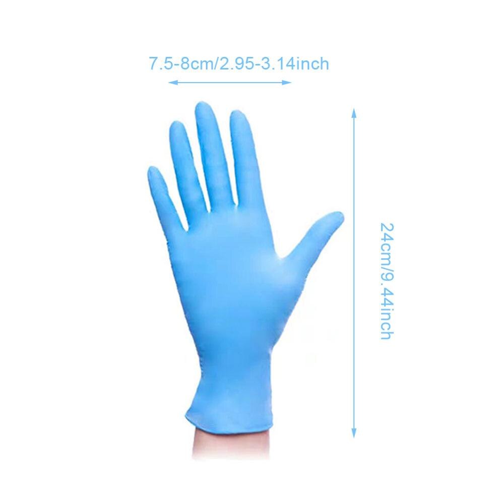 Guantes de nitrilo desechables para niños y niñas, manoplas para pintar con Graffiti, barro, d2, 20 unidades