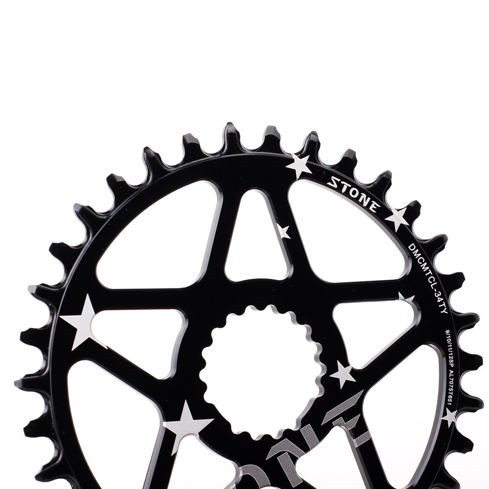 Stenen mtb fiets cirkel enkel kettingblad 0mm offset directe montage voor si sl  bb30 smalle brede fiets kettingblad onderdelen