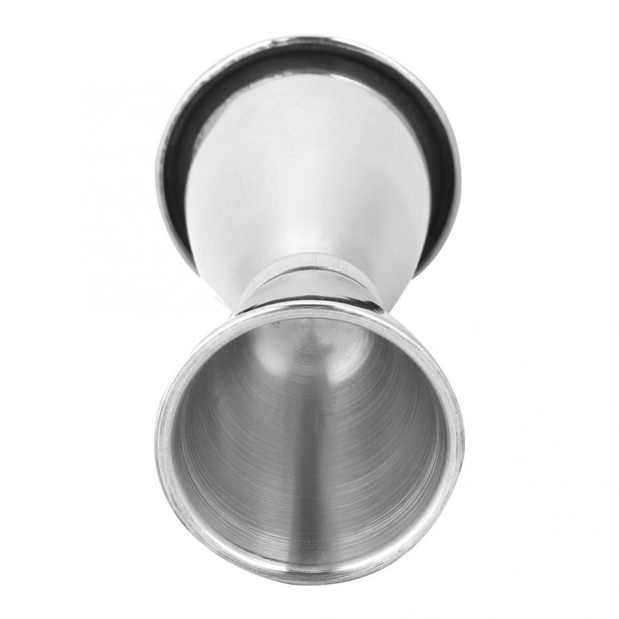 Friendly Stainless Steel Cocktail Measuring Cup Jigger Double Head Measuring Cup Ounce Alcohol Measuring Cup Bar Shaker Tool
