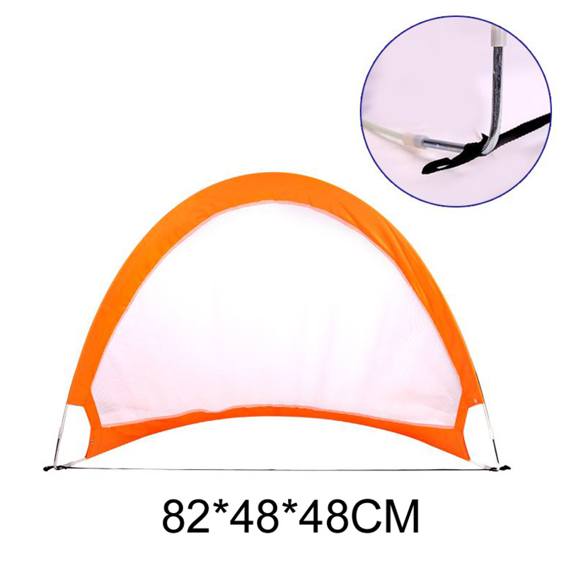 1 piece football football goal net folding training goal net tent children's indoor outdoor play toy, green
