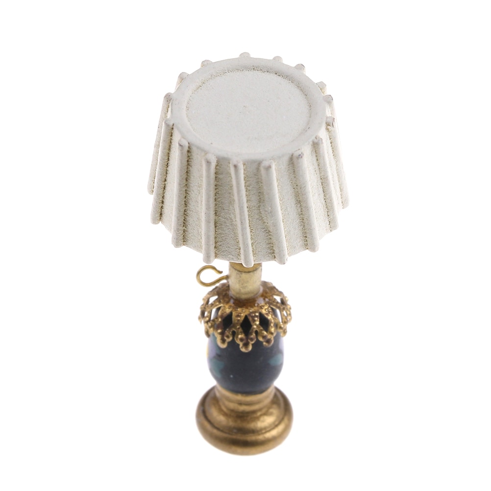 1pz 1:12 in Miniatura Lampada Da Tavolo 5.2*2.2*1.3 centimetri Casa di Bambola Accessori Casa Delle Bambole Bambole Mobili Casa di Lampada arredamento