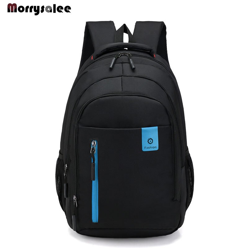 Backpack Business Laptop Backpack Male Students Simple Leisure Travel Bag High School: blue