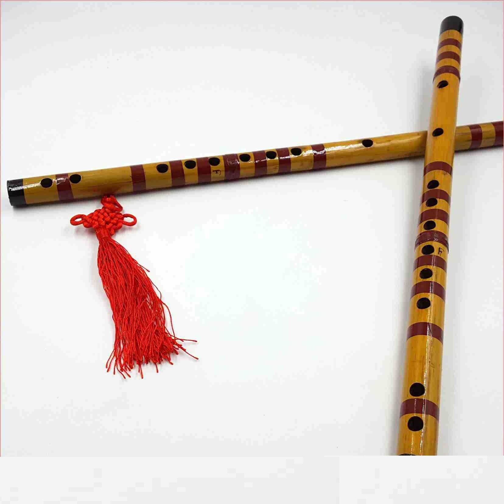 Studenten Van Lage Kosten Fluit Van Zijde Muziek Leren Leren Hoe Tie Rode Lijn Lange Bamboe Fluit fabriek Prijs