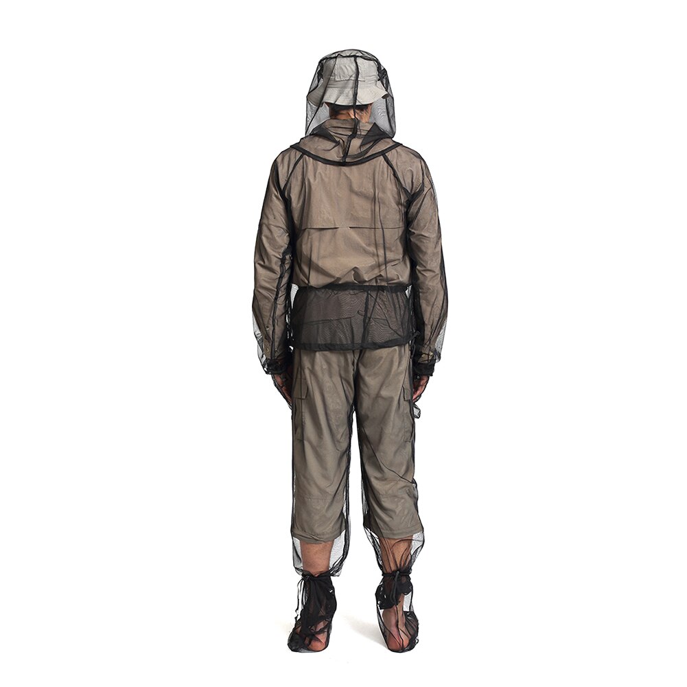 Anti-Muggen Kleding Set Ultra-Fijne Perspectief Mesh Unisex Zomer Camping Bug Dragen