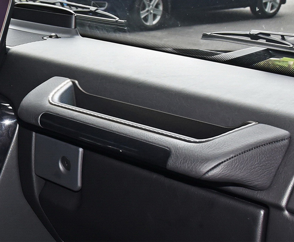 Geschikt voor mercedes-benz g-klasse  w463 g500 2004 auto-accessoires kunststof zwarte console opbergvak dashboardkastje houder lade 1 st.