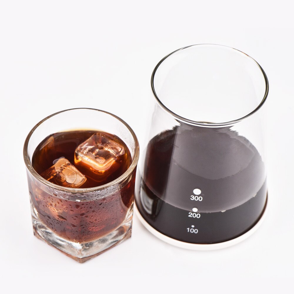Gotejador de gelo para café, com filtro de gotejamento, ajustável, com jarro de vidro, máquina de café